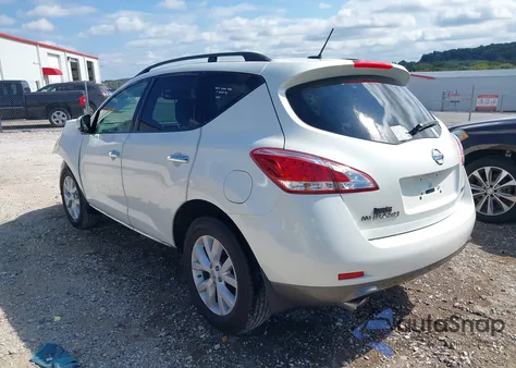 2012 Nissan Murano Sl from USA, damaged, VIN JN8AZ1MW5CW223879